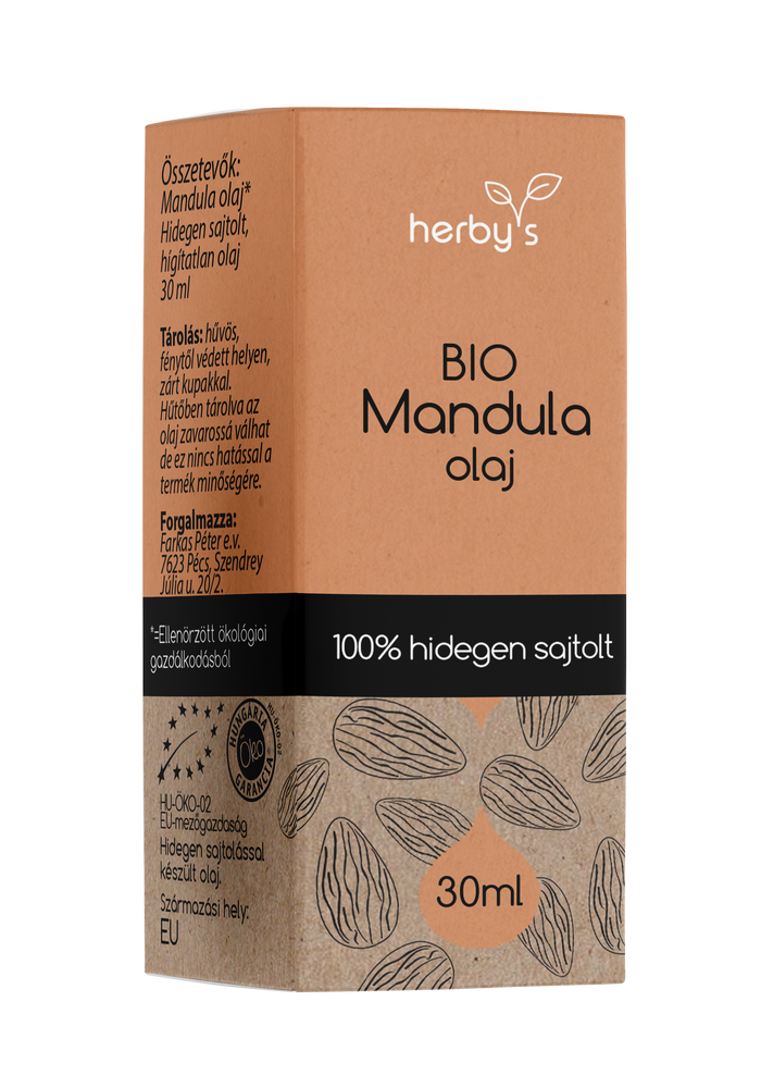 Herby's - BIO Mandula olaj hidegen sajtolt 30ml
