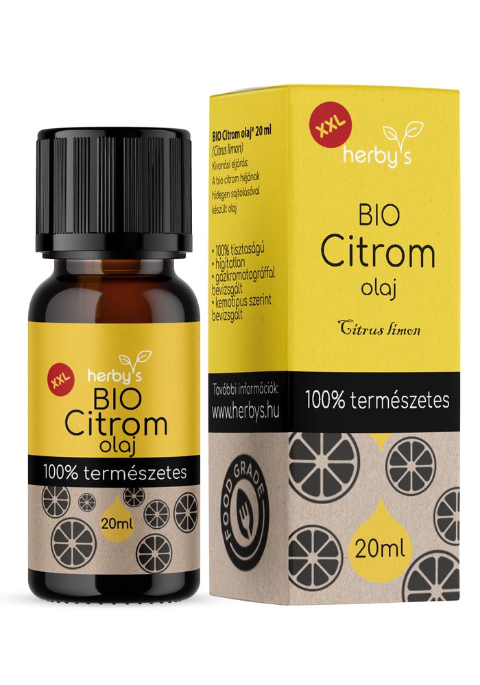 Herby's - BIO Citrom olaj XXL 20 ml FOOD GRADE