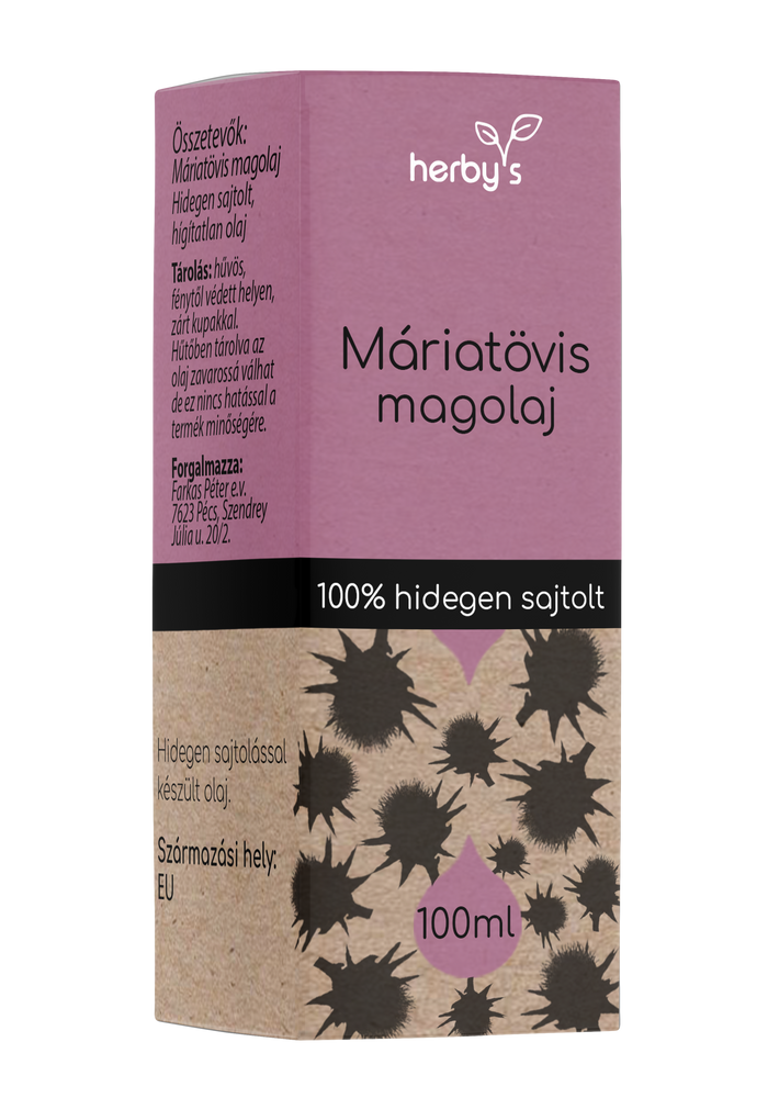 Herby's - Máriatövis magolaj hidegen sajtolt 100ml