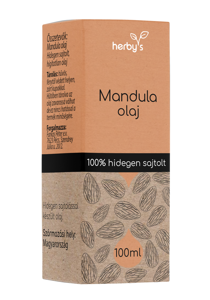 Herby's - Mandula olaj hidegen sajtolt 100ml