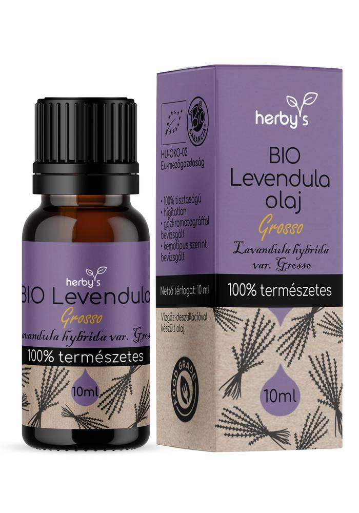 Herby's - BIO Levendula Grosso olaj 10 ml FOOD GRADE