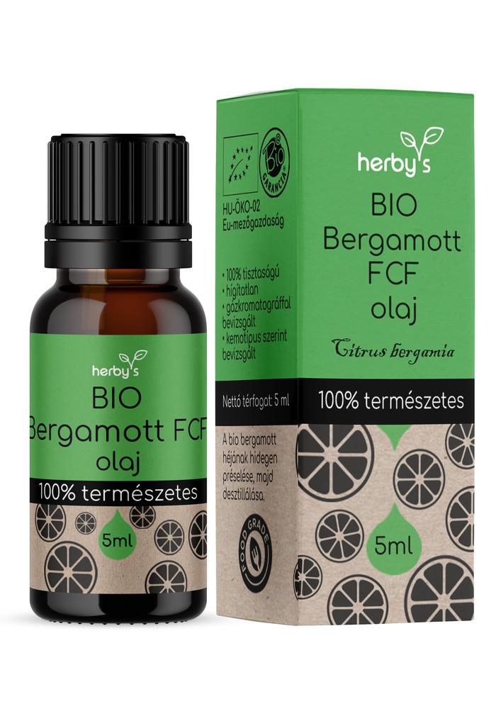 Herby's - BIO Bergamott FCF olaj 5 ml FOOD GRADE