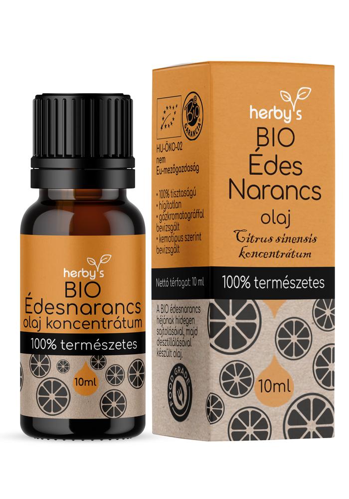 Herby's - BIO Édesnarancs olaj koncentrátum 10 ml FOOD GRADE