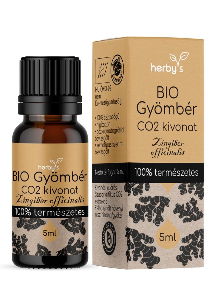 Herby's - BIO Gyömbér CO2 kivonat 5 ml FOOD GRADE