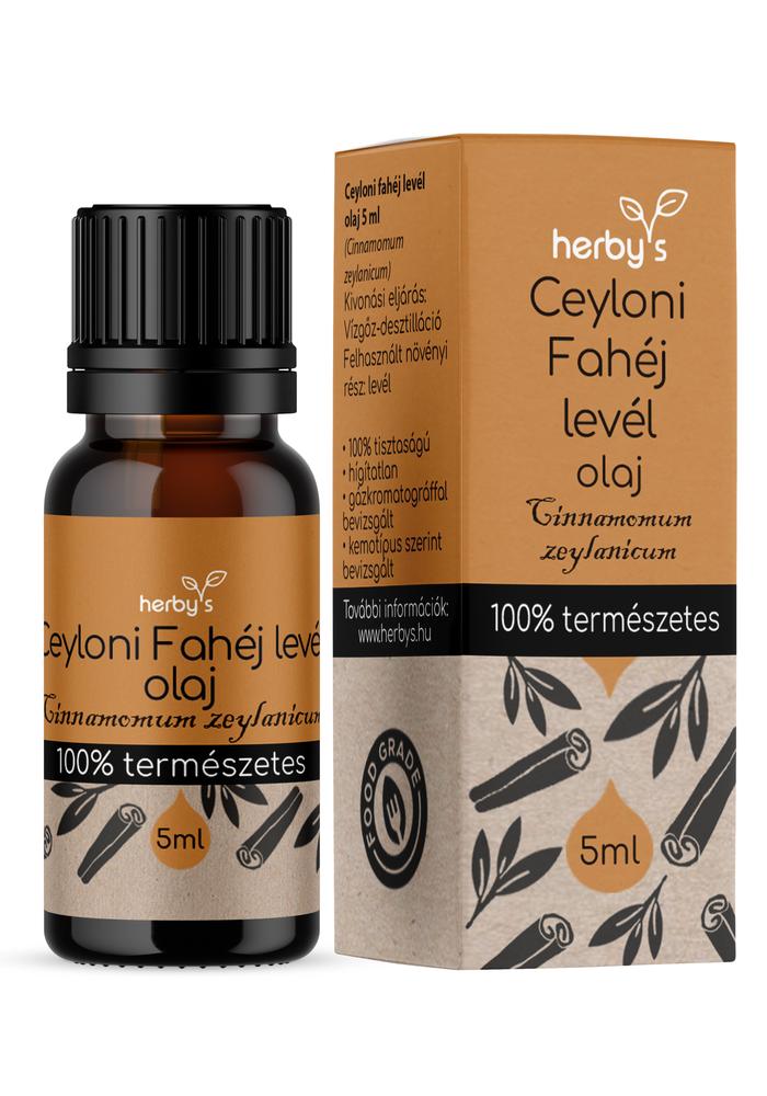 Herby's - Ceyloni fahéj levél olaj 5 ml FOOD GRADE