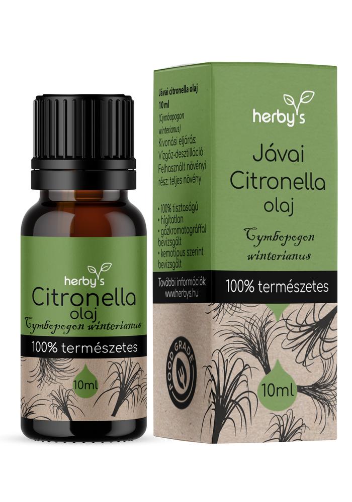 Herby's - Citronella olaj 10 ml FOOD GRADE