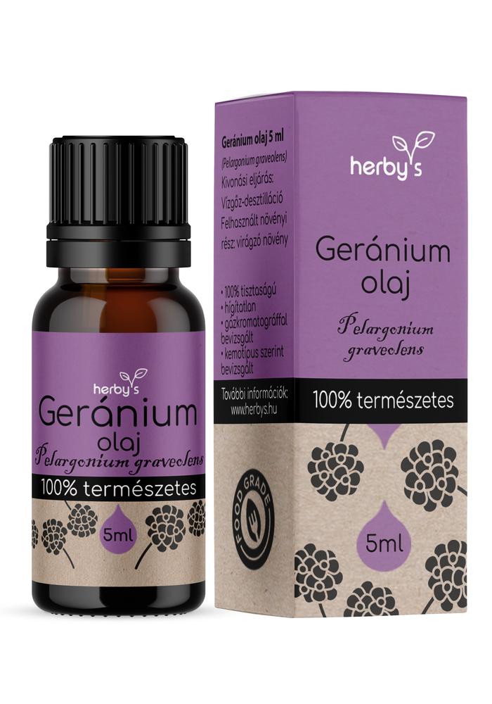 Herby's - Geránium olaj 5 ml FOOD GRADE