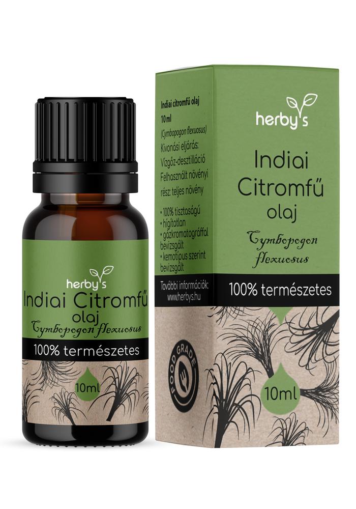 Herby's - Indiai citromfű olaj 10 ml FOOD GRADE
