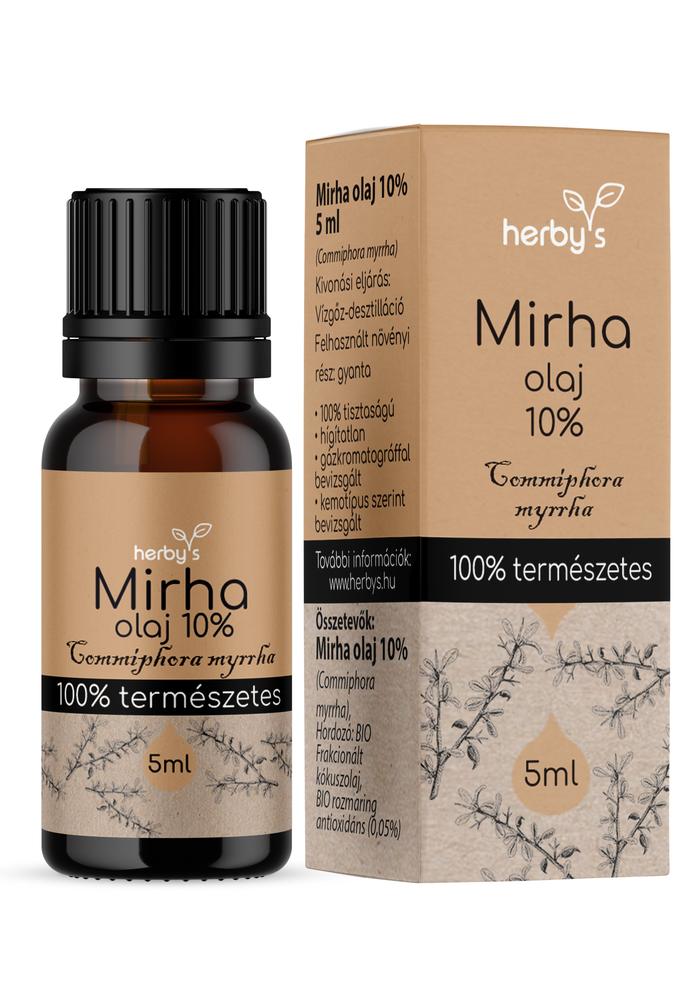 Herby's - Mirha olaj 10% 5 ml FOOD GRADE