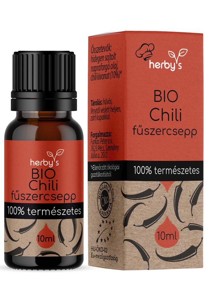 Herby's - BIO Chili fűszercsepp 10ml